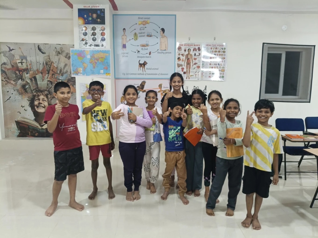 Happy students at RAMA Tuitions